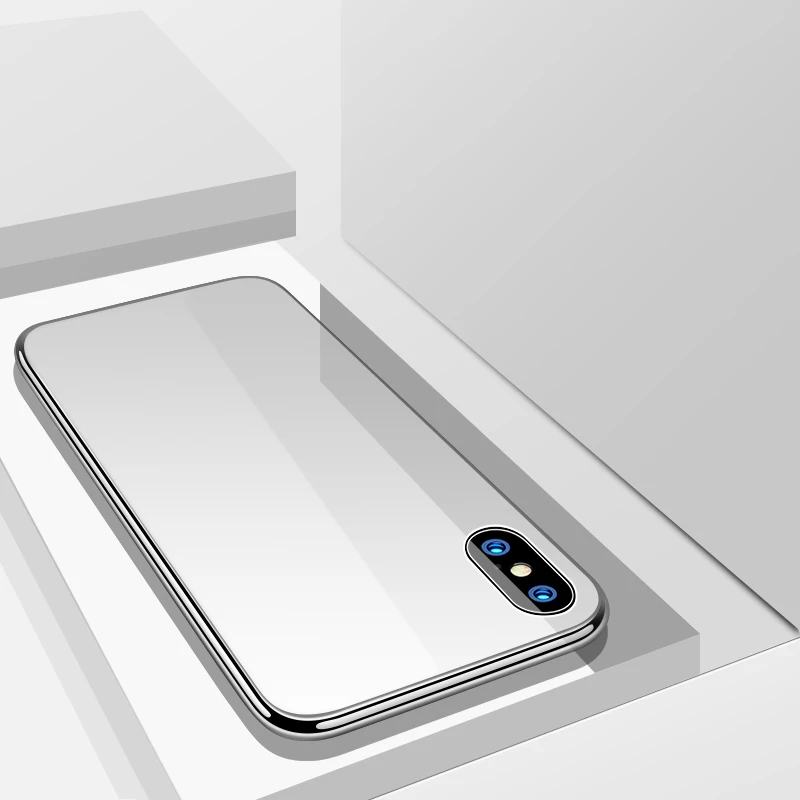 Для iphone 8 Стекло чехол для 6 7 Plus X роскошный защитный стекло Cove|Чехлы-накладки| |