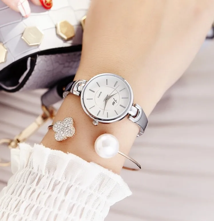 

New Bracelet Watch For Women Ladies Fashion Quartz-watch Female Imitation Diamond Wristwatch Watches For Women Female Watch