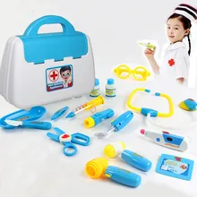 Новые детские забавные игрушки игра в доктора наборы игрушечная аптечка палатка доктор игрушки стетоскоп инъекции детские подарки