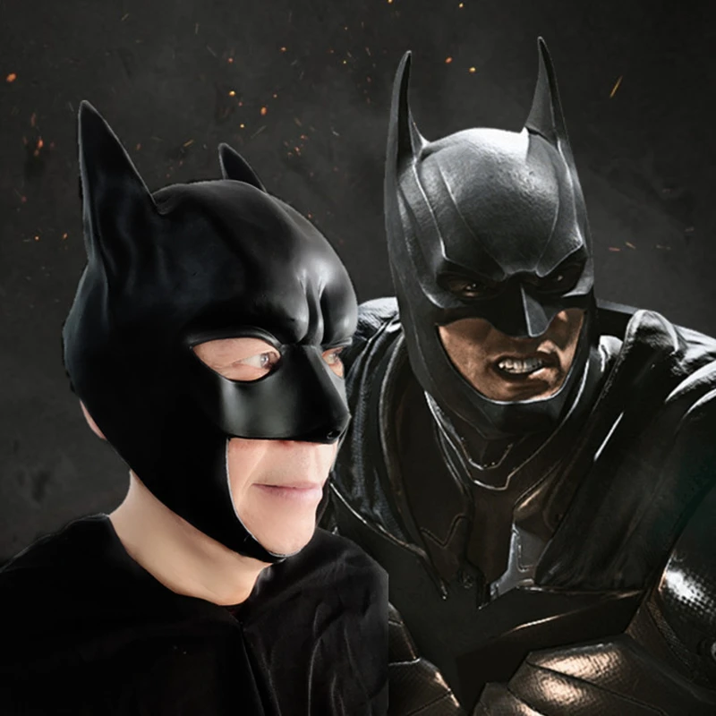 

Adult Unisex Movie Batman Latex Mask Cosplay Masks Halloween Party