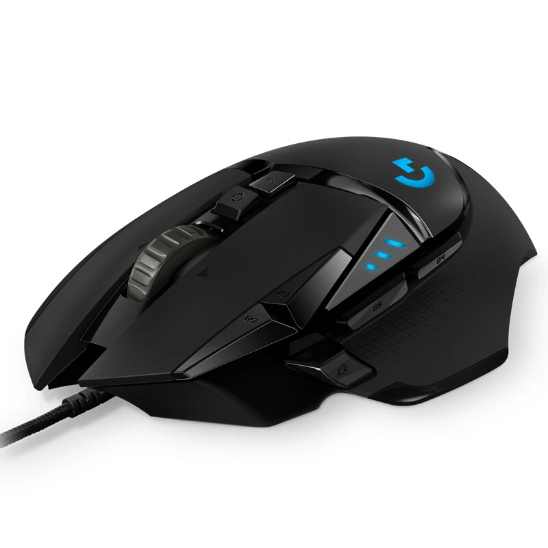  Logitech G502 HERO High Performance Gaming Mouse HERO with 16000 DPI Sensor Programmable Tunable LI