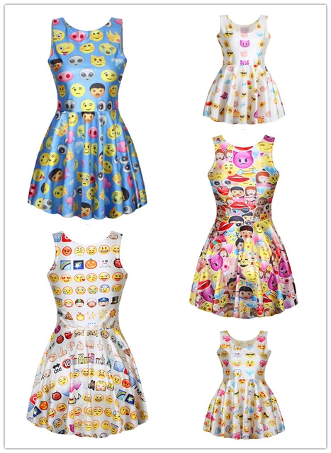 Emojination Hoodie Skater Dress main image 1