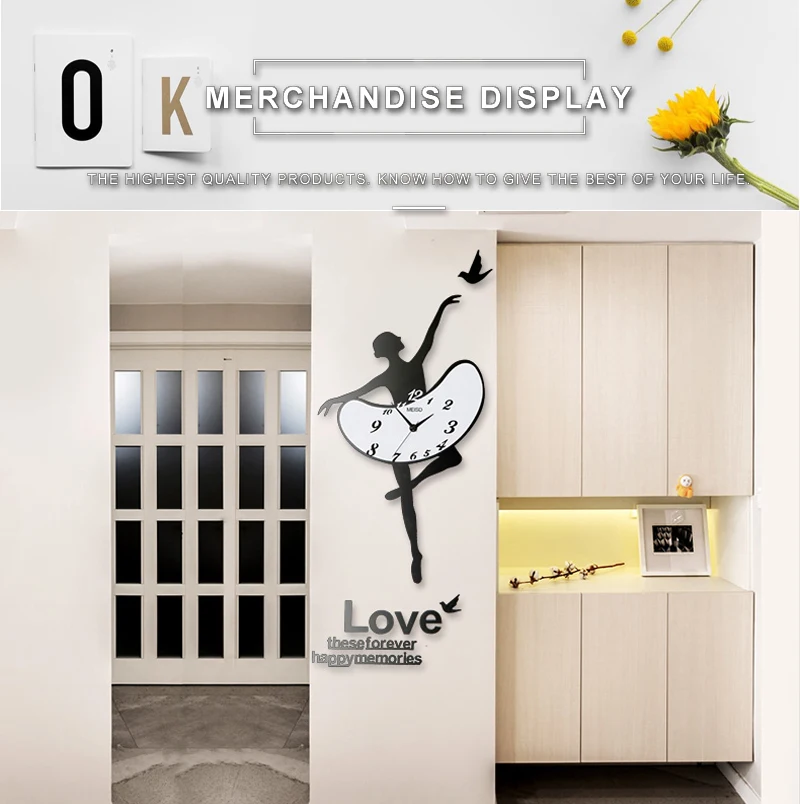kitchen wall clock large wall clock for living room (9)