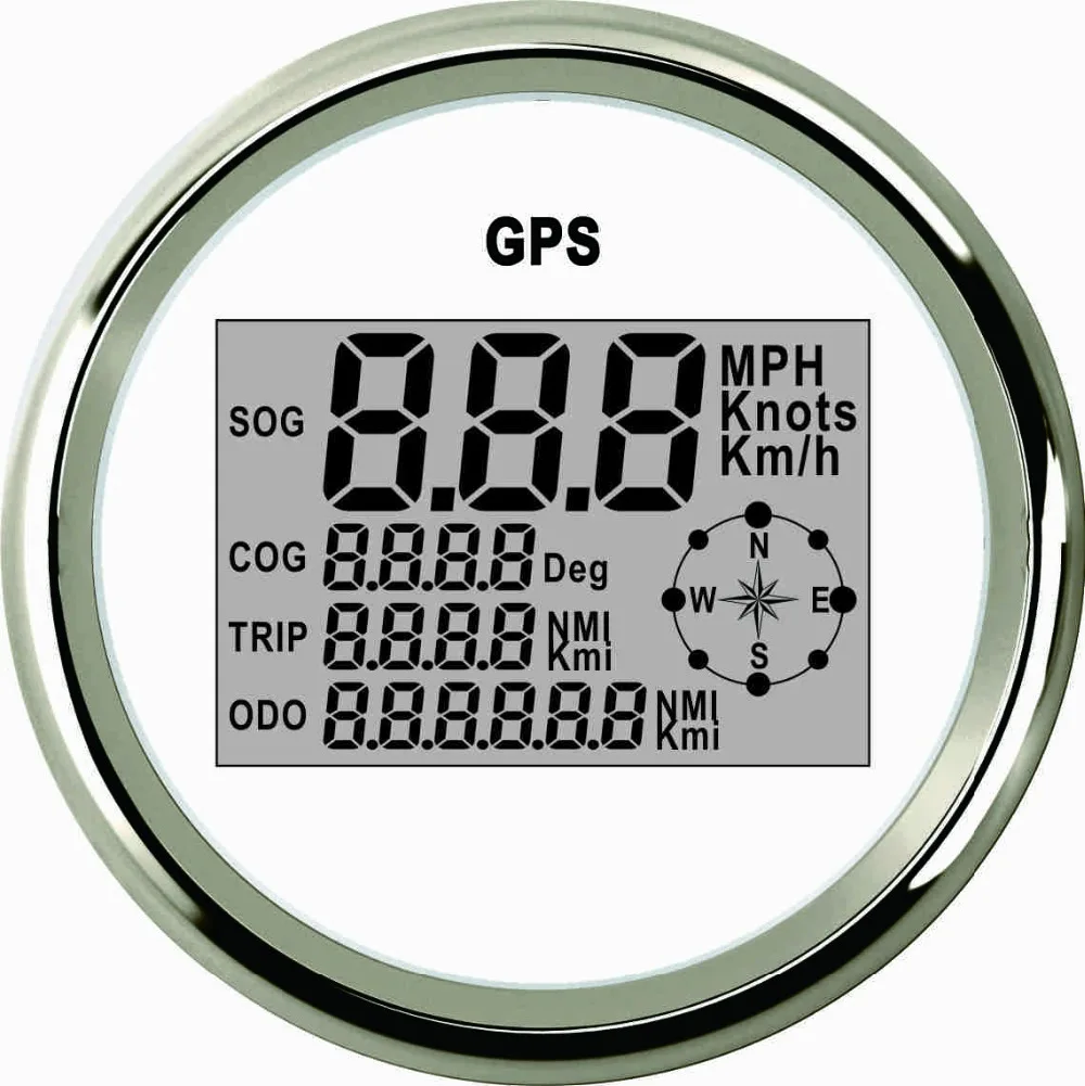 Популярный цифровой GPS одометр 85 мм спидометр для автомобилей тракторов багги