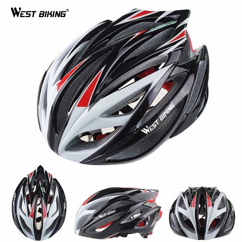 

WEST BIKING Cycling Helmet Bike Special MTB Road/Racing/BMX Bicycle Cycle PC+EPS Safety Helmets Visor with Lining Pad Capacete