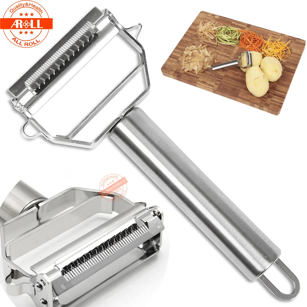 Vegetables Peeler Grater Multifunction Vegetable Peeler Stainless Steel Julienne Peeler Double