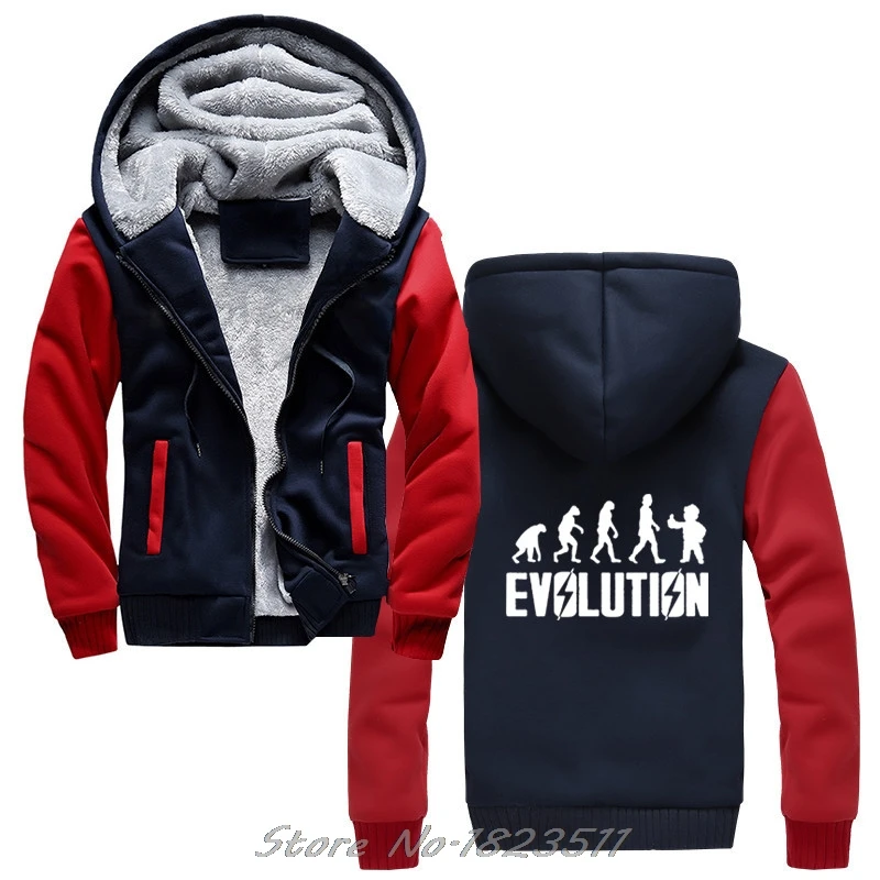 

New Hoody Hoodie Mens Evolution Fallout 4 Vault Boy Fallout 3 Fallout Men's Sweatshirt Comical Winter Funny Hoody Jacket