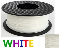 Высокая intensit pla нить для 3d принтера нить США натуральное сырье pla 1,75 3d пластиковая нить 1 кг impressora 3d нить - Цвет: White