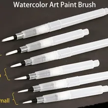 6 шт./компл. большой Ёмкость водяная кисть Акварельная арт Краски рисовальная нейлоновая кисть из волос, Краски ing кисть для каллиграфическая ручка