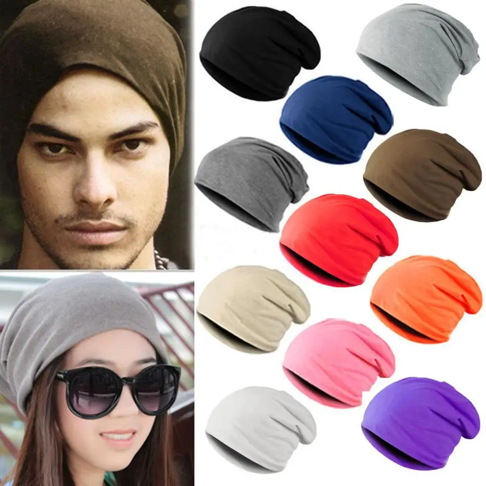

2017 Unisex Women Men Knit Crochet Multi-color Winter Warm Hat Cap Beanie Hip-Hop Hats