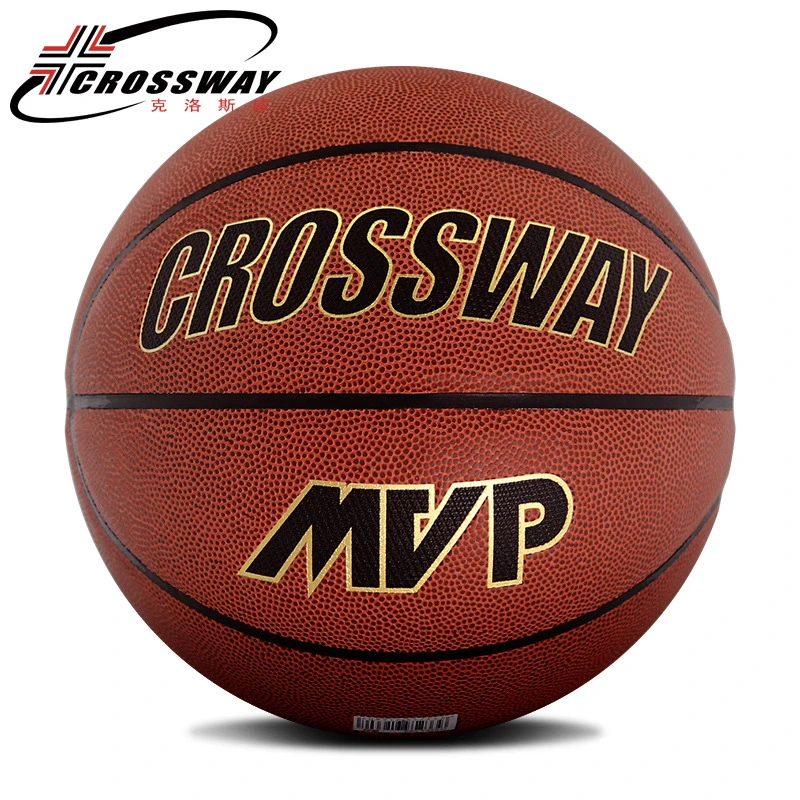 Groothandel NIEUWE Merk Goedkope CROSSWAY L702 Basketbal Bal PU Materia Officiële Size7 Basketball Gratis Met Net Bag + naald|Basketballen| -