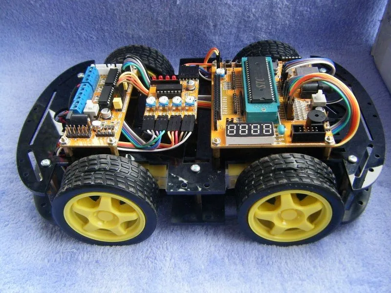 4WD умный робот шасси автомобиля наборы для arduino с датчиком скорости