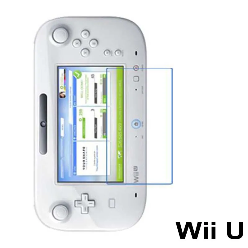 

Nano Explosion-proof Soft Clear Screen Protector for Nintendo Wii U new LCD Film (NOT Glass)