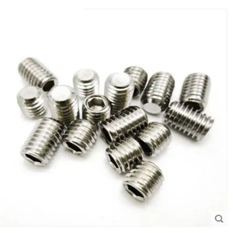 M4 304 Stainless Steel Hex Socket Set Screws With Cup Point Grub Screw DIN916 B2