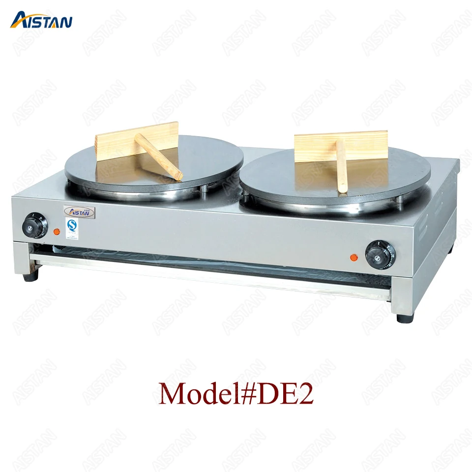 DE1/DE2 electric crepe maker cooker griddle machine for snack maker equipment