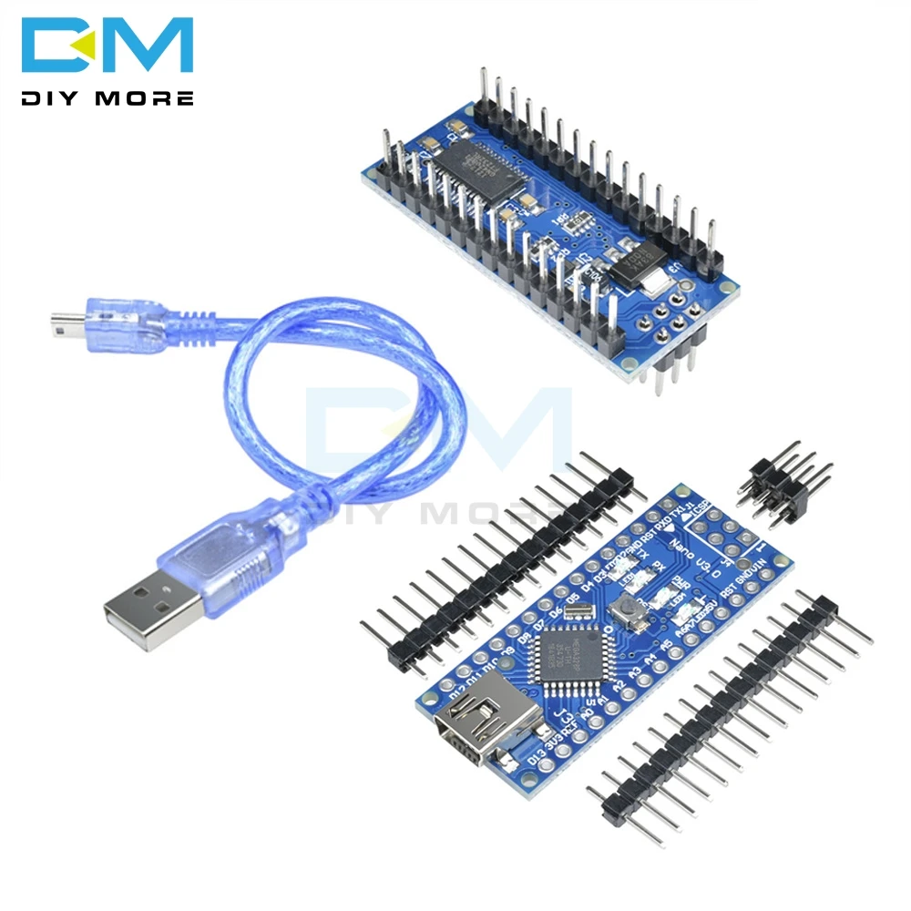 Nano V3.0 3 0 FT232 чип ATmega328 Atmega328p 16M плата для Arduino Mini Usb с USB кабелем AU Mega328 Mega328p