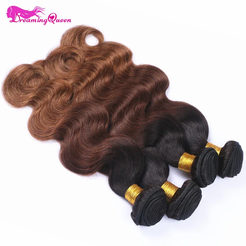 Dreaming Queen font b Hair b font Body Wave Ombre Brazilian font b Human b font
