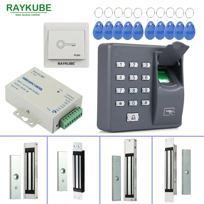 RAYKUBE система контроля допуска к двери набор 180 кг/280 кг Электрический магнитный