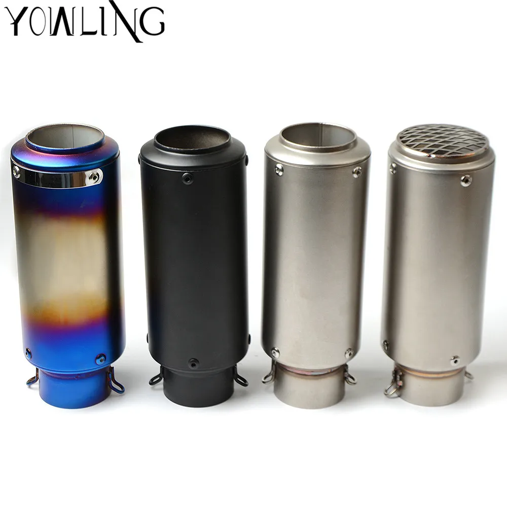 

51mm 60mm Motorcycle Exhaust Pipe Motorbike Muffler Exhaust Escape DB Killer FOR Kawasaki ZX6R ZX7R ZX9R ZX10R ZX12R VERSYS 650