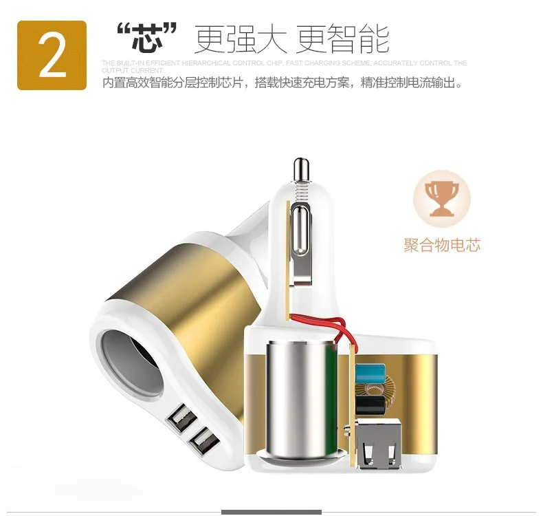 Car-Charger-Dual-Port-Usb-Car-Charger-cigarette-lighter-Retractable-USB-Cable-Portable-For-iphone-xiaomi-ipad-huawei-meizu-3-in-1-charging-3-1-A-fast-charging (8)