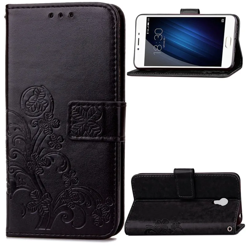 Meizu M3S Four Leaf Clover Wallet Case (9)
