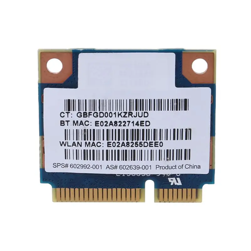 Беспроводная WiFi карта Bluetooth 3,0 4520s WLAN Mini PCI express для hp RT3090BC4 ProBook
