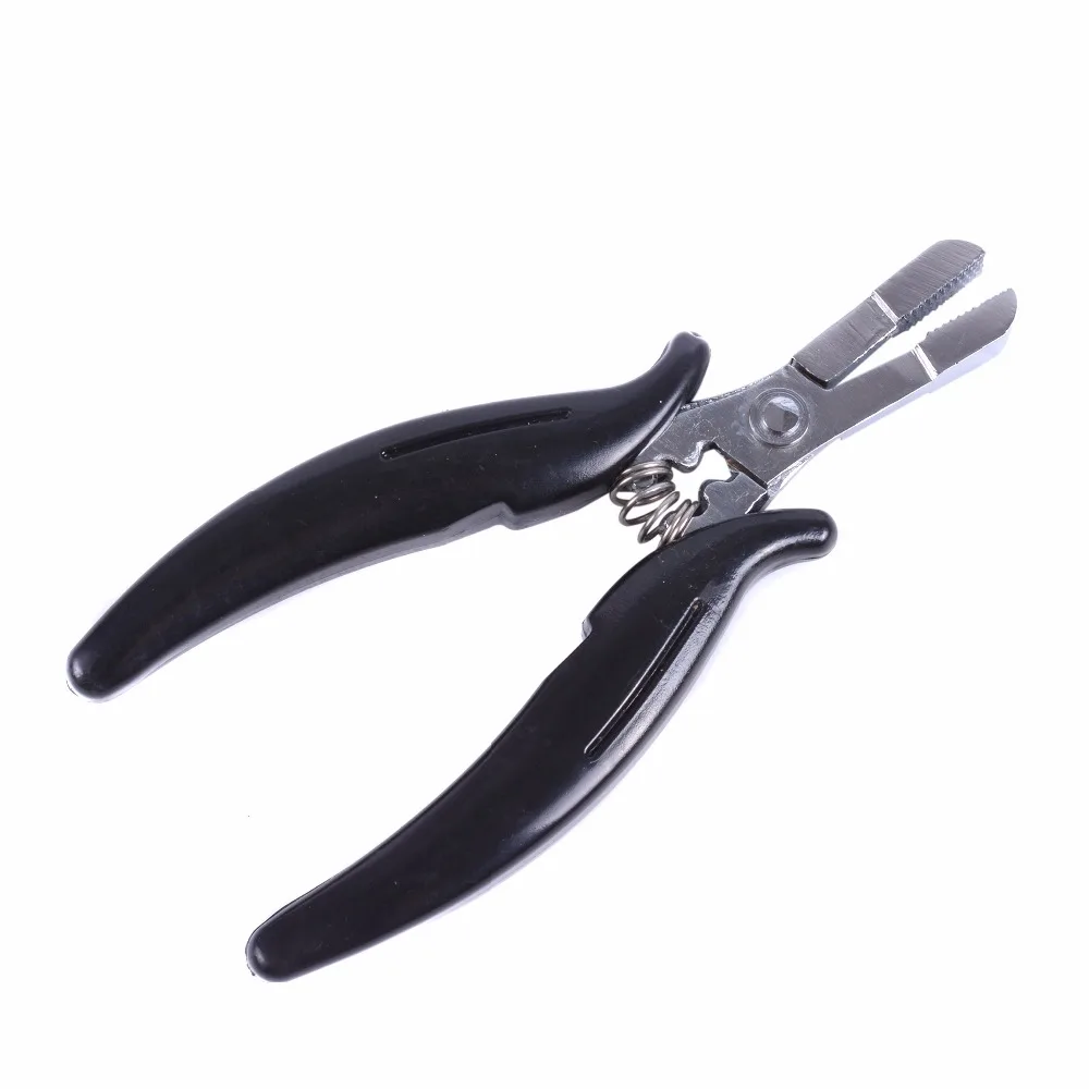 Good Deal Hair-Pliers Stainless-Steel for Hair-Extension-Tools Multi-Functional Flat-Tip p6KEABM3