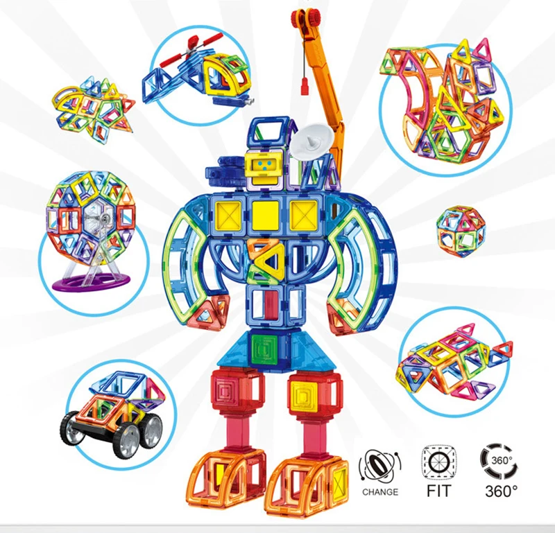 Magnetic building blocks puzzle - i1604 (22)