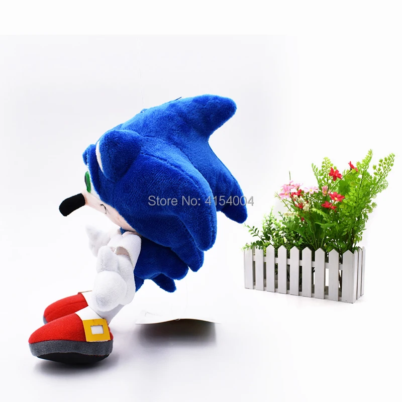 100 шт./лот оптовая продажа Peluche игрушка Sonic Мягкие плюшевые куклы Синий Sonic мультфильм игрушечные животные рождественские подарки, куклы для