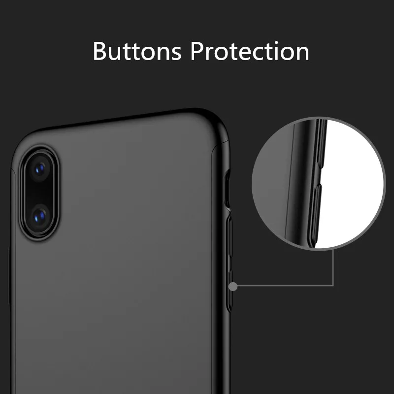 for iphonex iphone x case cover screen protector glass for iphone x new cover front back full protect for apple x iphonex case