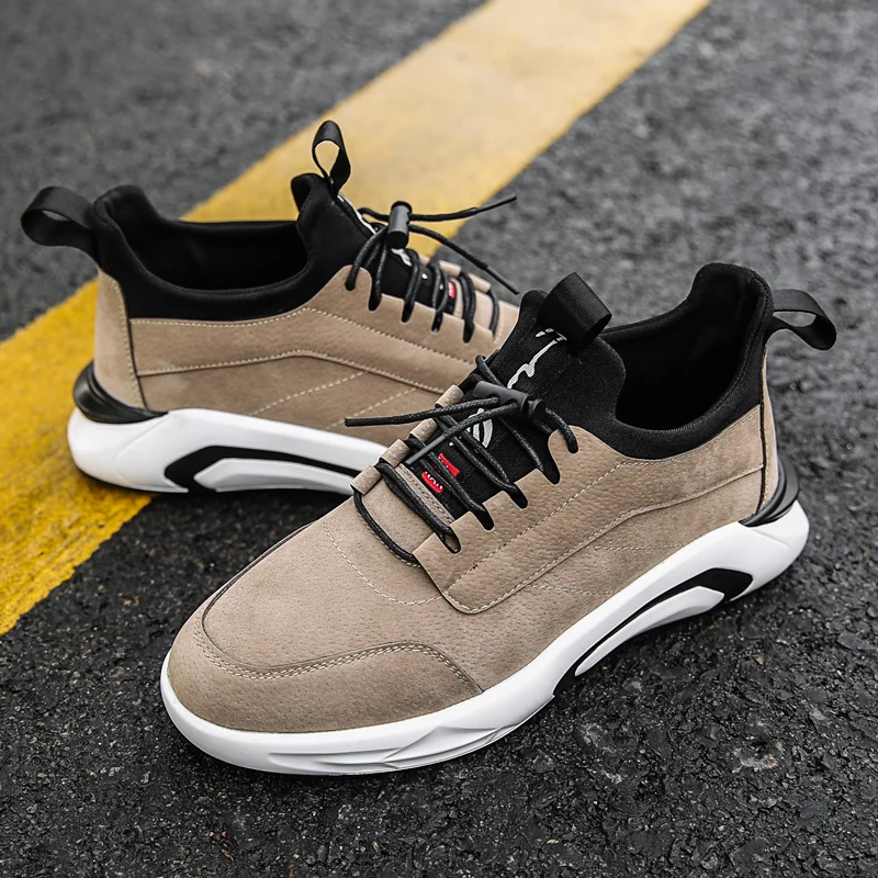 

2018 Fashion Men's Casual Shoes High Quality Suede Footwears Breathable Male Sneakers Summer Adult Mocasines Hombre Shoes 39-44
