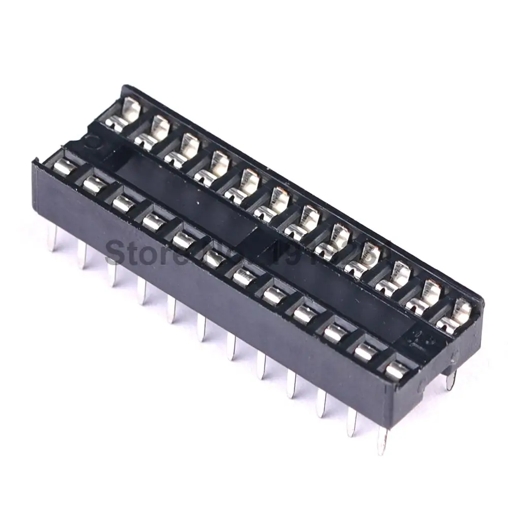 10 шт. 24 Pin 2 54 мм DIP SIP IC адаптер припоя Тип узкого P|adaptor|adaptor socket |