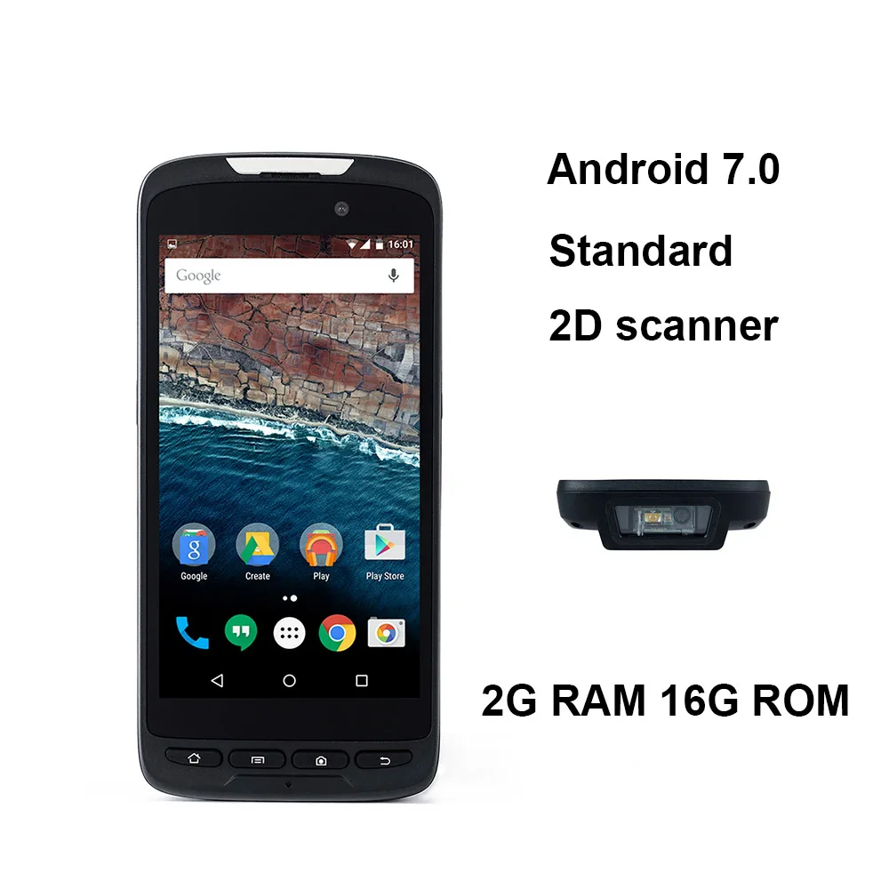 Handheld Inventory Data Terminal Collector NFC RFID Reader Wireless Wired Barcode Scanner 1D Bar Code Scanning