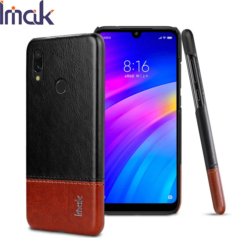 

Imak PU Leather Case for Xiaomi Redmi Note 7 Pro Redmi 7 PC Hard Protective Cover for Xiaomi Redmi Note 7 Pro 7Pro Redmi 7 Funda