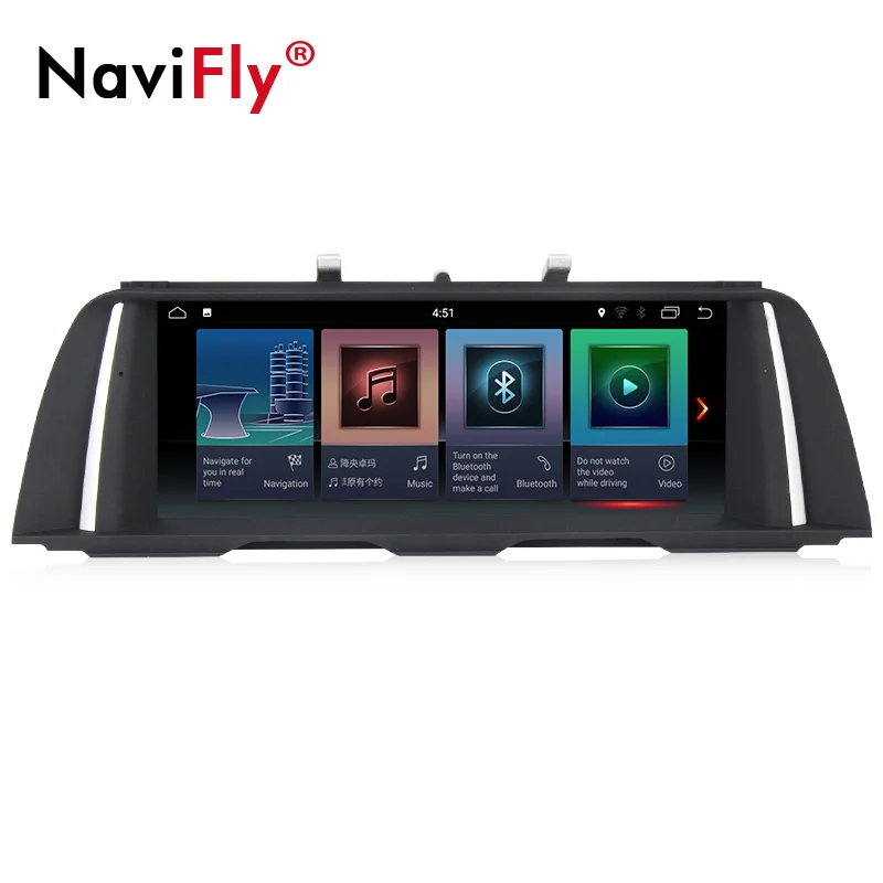 Discount IPS Screen 4GB+32GB Android 9 car gps multimedia player for BMW 5 Series F10/F11/520 (2011-2016) Original CIC or NBT system 1