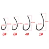 100pcs Carp Fishing Hook with Eye Teflon Coating High Carbon Stainless Steel Barbed 8003 ► Photo 2/6