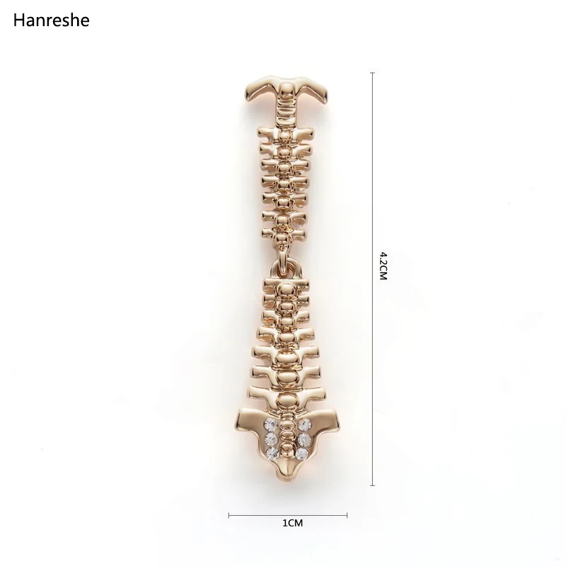 Горячая Распродажа, золотые, серебряные заколки и броши для позвонков, медицинские ювелирные изделия, красивые шпильки, значки на Рождество, металлический подарок, Женские аксессуары