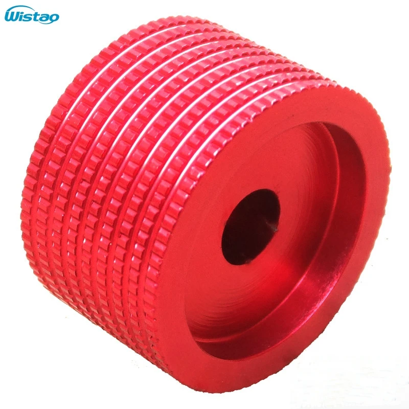 IWISTAO Solid Potentiometer Knob Whole Aluminum HIFI Amplifier Tube Volume Diameter 25mm H15.5mm Anodizing Red DIY Free Shipping |
