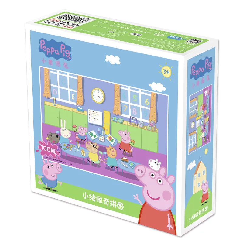 Peppa Джордж свинка головоломка обучающая игрушка Peppa Семья Друзья вечерние с героями мультфильмов детские игрушки-головоломки Рождественский подарок