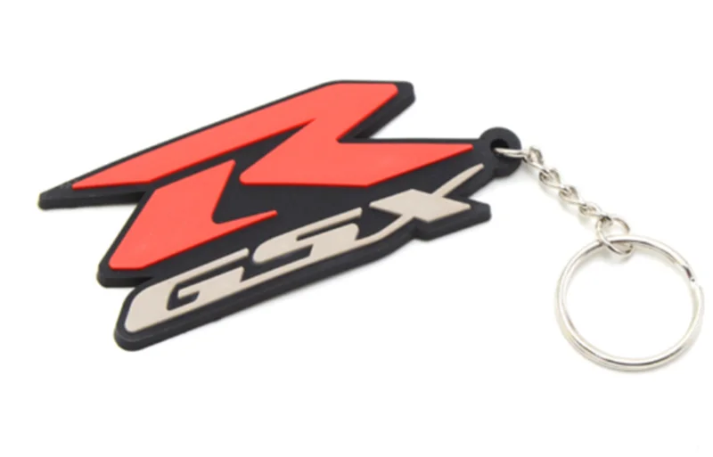 

Rubber Motorcycle Key Ring Key Chain cool keychain 3D Soft For Suzuki GSXR GSX-R 400 600 750 1000 1300 K1 K2 K3 K4 K5 K6 K7
