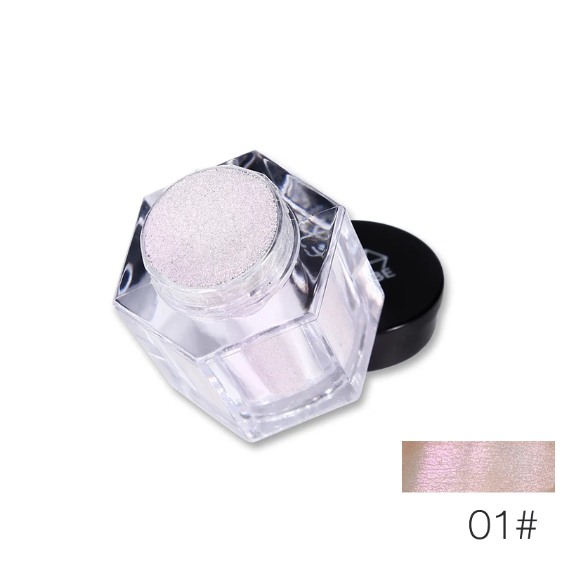 UCANBE блеск Тени для век косметическая пудра Make Up Shimmer Eye пигмент водостойкие блестки свободная пудра Обнаженная косметика для глаз TSLM2 - Цвет: 01