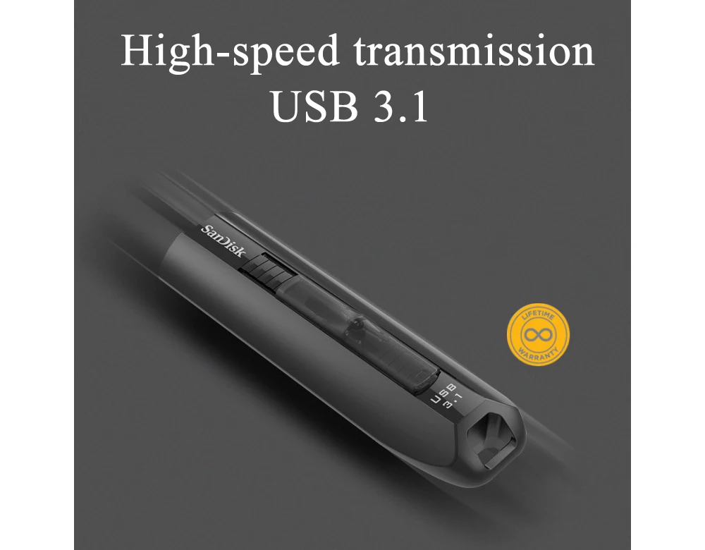 SanDisk Extreme USB флеш-накопитель 128 ГБ мини USB 3,1 флеш-накопитель 64 Гб Флешка карта памяти USB накопитель U диск SDCZ800 CZ800