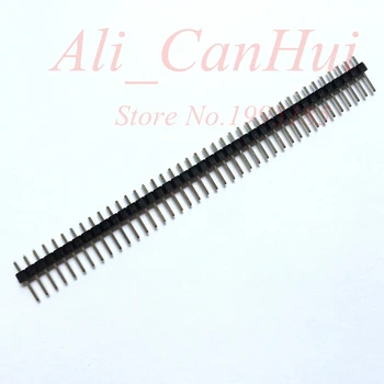 

100pcs 1*40P Single Row Male 1X40 Pin Header Strip Black 2.54 mm hot sale