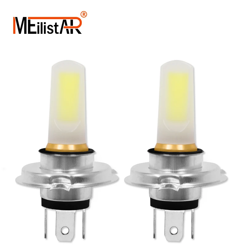 

2pcs Hot H4 Car LED COB Super Bright Car Light Source Headlight DRL Daytime Running Lights Bulb Lampada Led Carro LED 12V