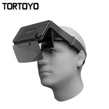 TORTOYO Portable Augmented Reality AR Glasses Virtual Reality 4K Ultra HD 3D Gaming Film Helmet for iOS Android Phone PK VR