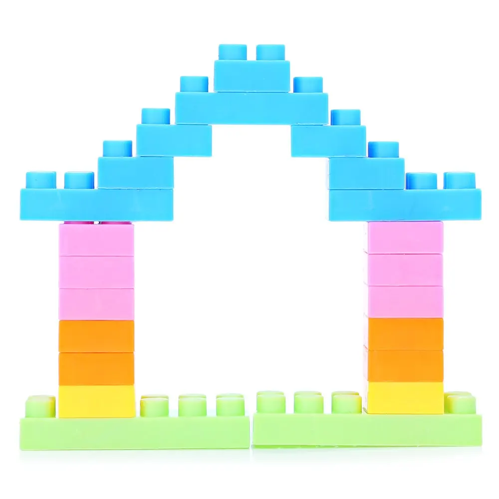144 Pcs Colorful Building Bricks Children Educational Puzzle Toys Gift ~~V gv 