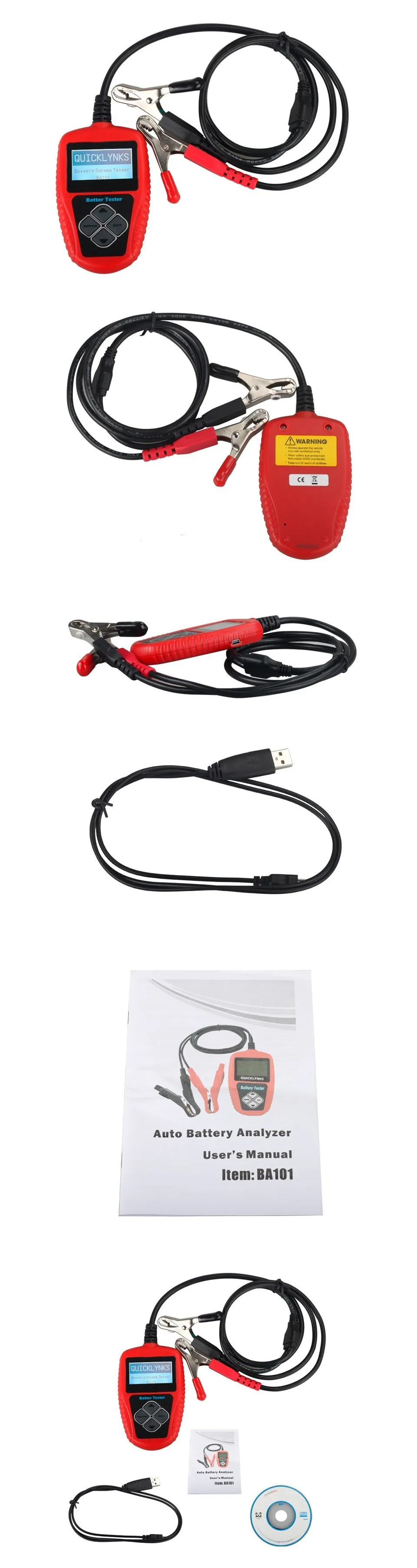 QUICKLYNKS Ba101 Vehicle Battery Tester (1)