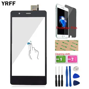 

5.0'' Mobile Phone Front Glass For BQ Aquaris E5 4G HD FHD E5.0 Touch Screen Digitizer Panel Glass Lens Sensor + Protector Film