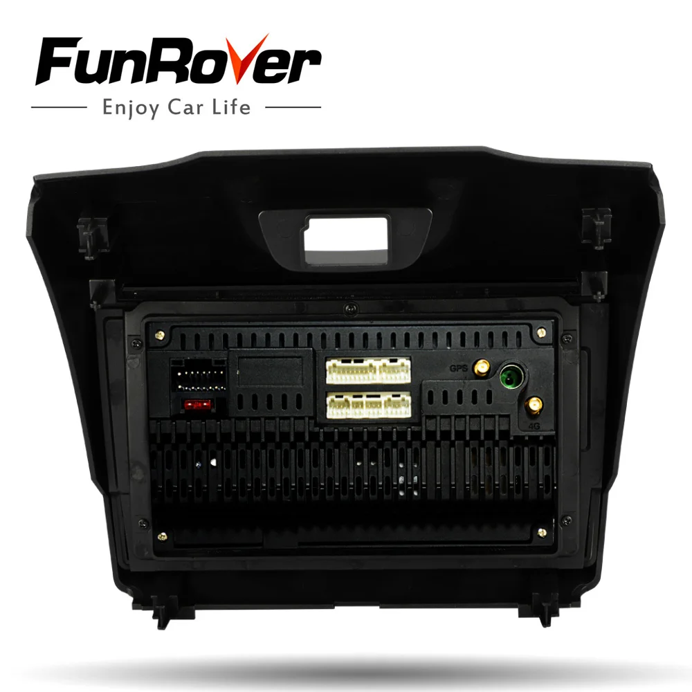 Funrover 2.5D+ ips 2din автомобильный Радио Мультимедийный dvd-плеер android 9,0 для Chevrolet Trailblazer Colorado S10 Isuzu D-max gps стерео