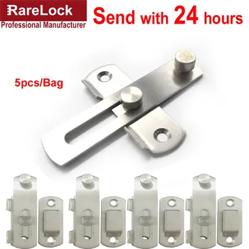 

LHX AMMS92*5 5pcs Wholesale Hasp Latch Helpful Drawer Lock Stainless Steel Window Sliding Door Infant Potection Lock